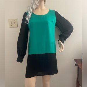 Takara color block dress